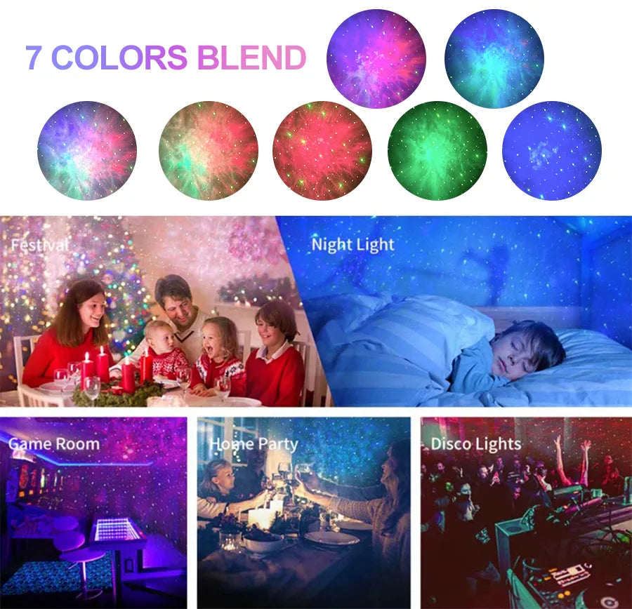 Galaxy Starry Sky Projector Night Light